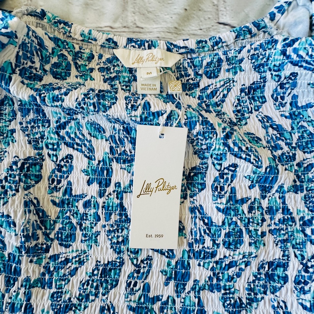 NWT Lilly Pulitzer Jilly Smocked Dress - Picture 3 of 7